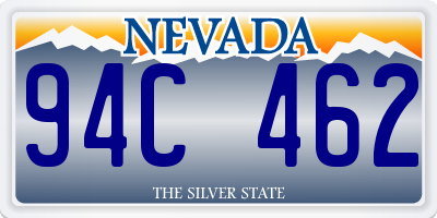 NV license plate 94C462