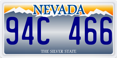 NV license plate 94C466