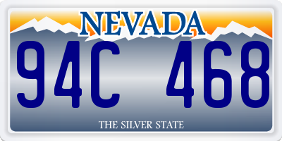 NV license plate 94C468