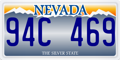 NV license plate 94C469