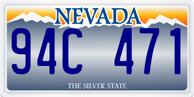 NV license plate 94C471