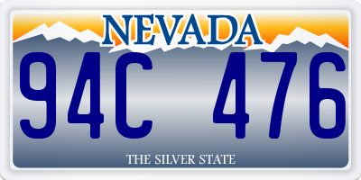 NV license plate 94C476