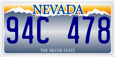 NV license plate 94C478