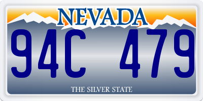 NV license plate 94C479