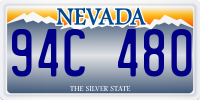 NV license plate 94C480