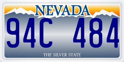 NV license plate 94C484