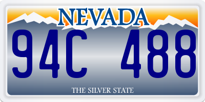 NV license plate 94C488