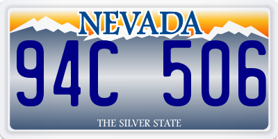 NV license plate 94C506