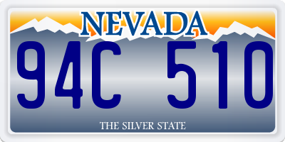 NV license plate 94C510