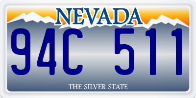 NV license plate 94C511