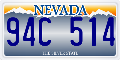 NV license plate 94C514