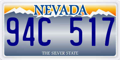 NV license plate 94C517