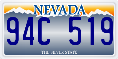 NV license plate 94C519