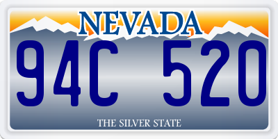 NV license plate 94C520