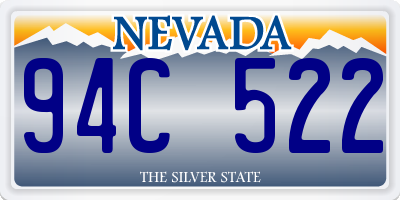 NV license plate 94C522