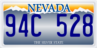 NV license plate 94C528