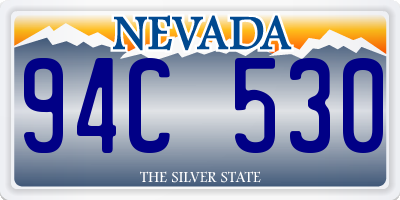 NV license plate 94C530