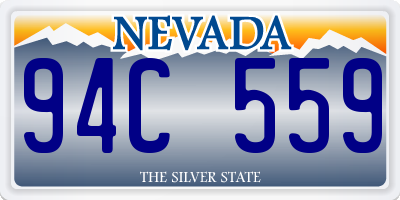 NV license plate 94C559