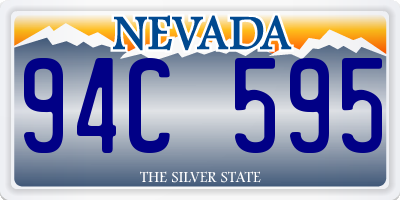 NV license plate 94C595