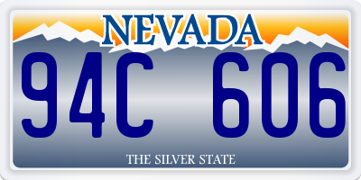 NV license plate 94C606