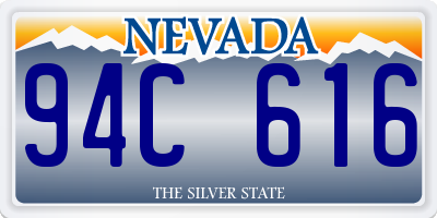 NV license plate 94C616