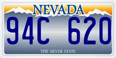 NV license plate 94C620