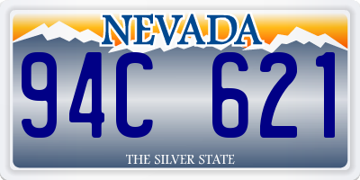 NV license plate 94C621
