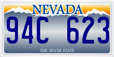 NV license plate 94C623
