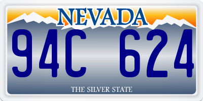 NV license plate 94C624