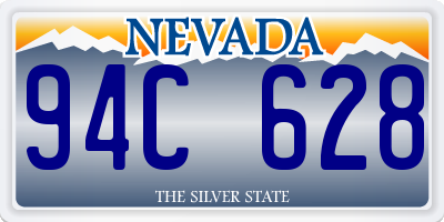 NV license plate 94C628
