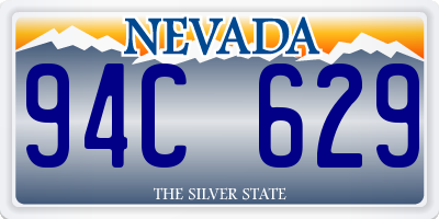 NV license plate 94C629