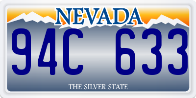 NV license plate 94C633