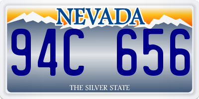 NV license plate 94C656