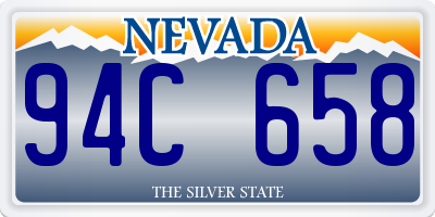 NV license plate 94C658