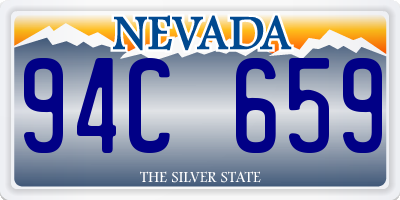 NV license plate 94C659