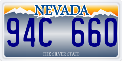 NV license plate 94C660