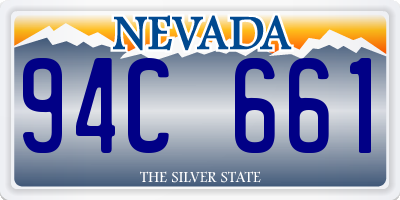 NV license plate 94C661
