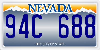 NV license plate 94C688