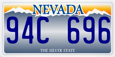 NV license plate 94C696