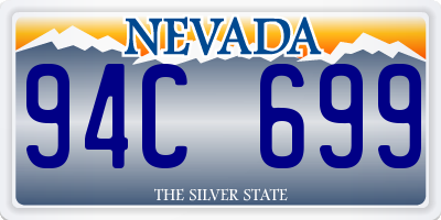 NV license plate 94C699