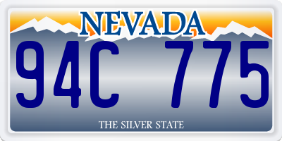 NV license plate 94C775