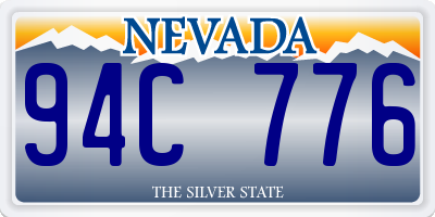 NV license plate 94C776