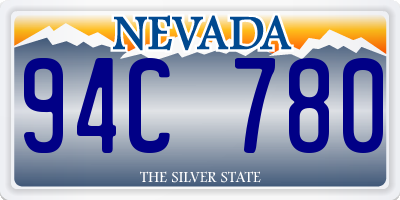 NV license plate 94C780