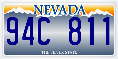 NV license plate 94C811