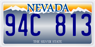NV license plate 94C813