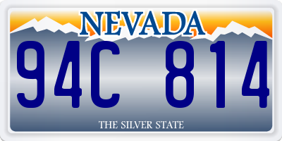 NV license plate 94C814