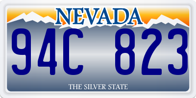 NV license plate 94C823