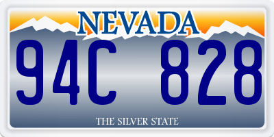 NV license plate 94C828