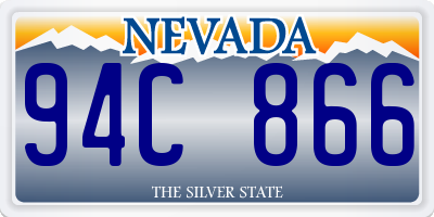 NV license plate 94C866