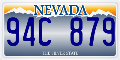 NV license plate 94C879